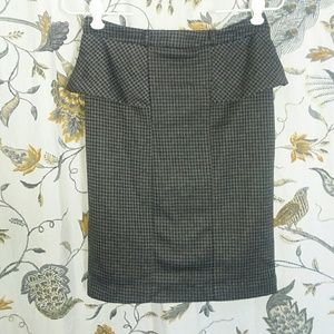 Maude Peplum Wiggle Skirt